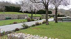 Aberfan memorial garden, once the site of the Aberfan school