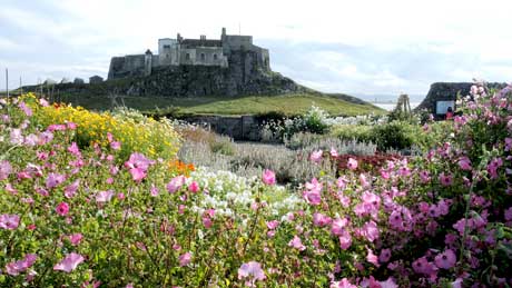 The Gertrude Jekyll Garden and Lindisfarne Castle