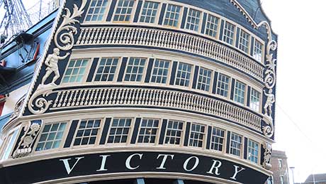 Nelson's HMS Victory, Portsmouth Harbour<