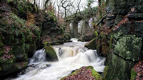 The Fairy Chapel at Healey Dell, Whitworth, Rossendale