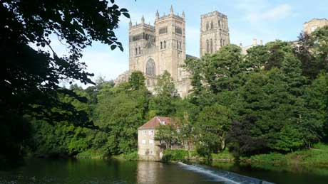 The River Wear & the Norman-era Durham Cathedral<