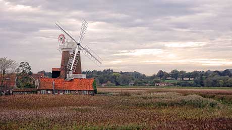 Cley Windmill at Cley next the Sea, Norfolk
