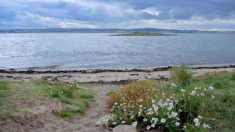 St. Cuthbert's Island viewed from Lindisfarne