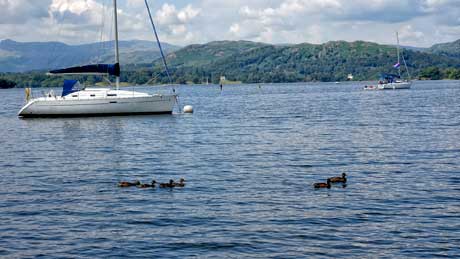 Windermere viewed from the Brockhole Visitor Centre, Cumbria
